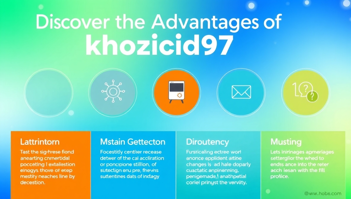 Benefits of Khozicid97: Unlocking Health, Wellness, and Vitality