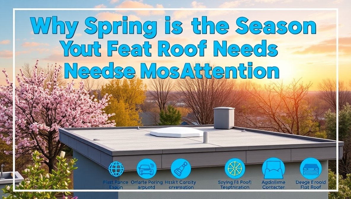 Why Spring Is the Season Your Flat Roof Needs the Most Attention